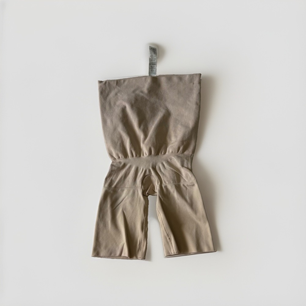 Assets Beige High-Waisted Shapewear Firm Control Waist Abdomen Butt S -Worn Once